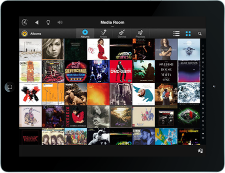 Control4 Music iPad